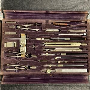 Friedman Antique Drafting Instrument Set